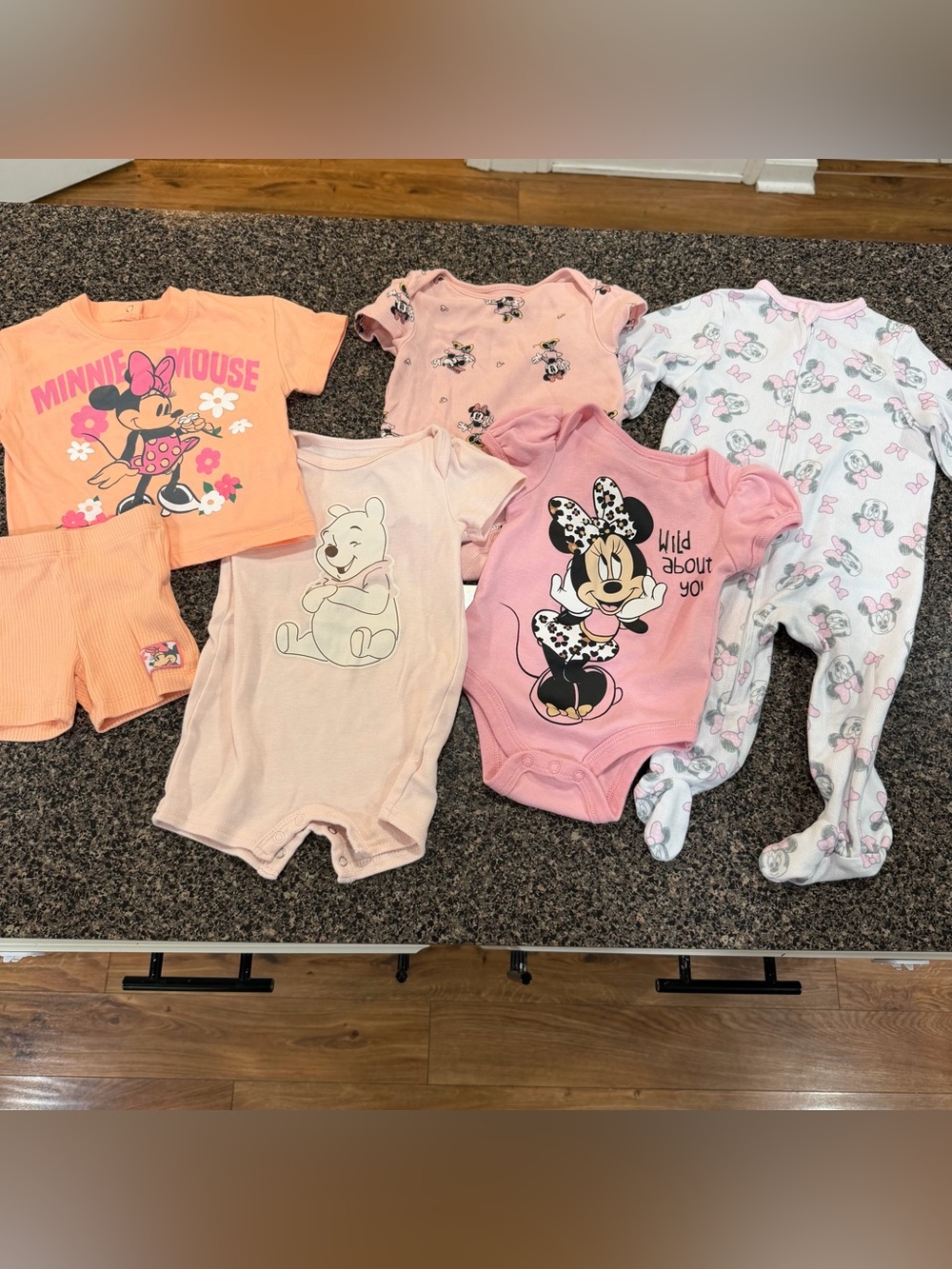 Baby girl clothes Disney bundle 0-3